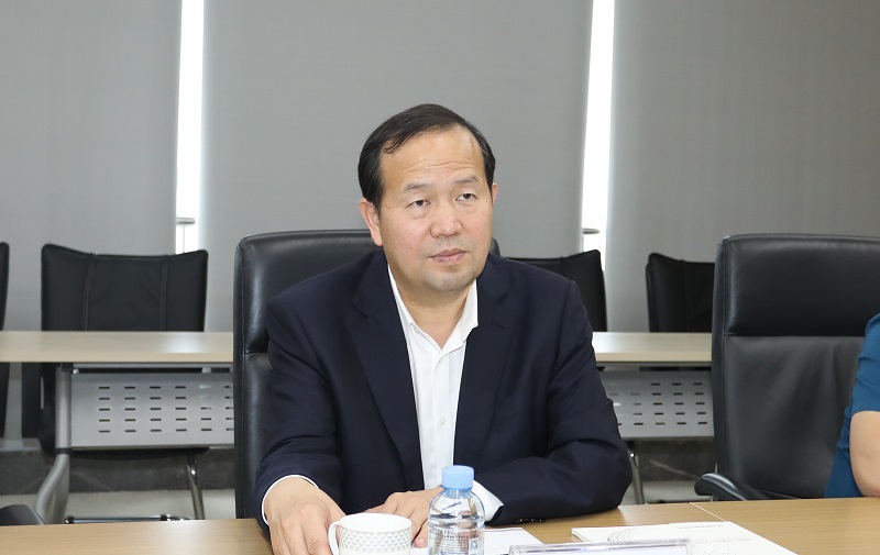 纳思达董事长,珠海奔图电子有限公司执行董事汪东颖到中国东信座谈